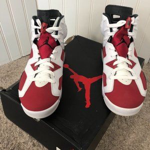Nike Air Jordan 6 Retro CT8529106 Size 8.5 White/Carmine-Black